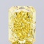 3.10 Ct. Fancy Vivid  Yellow Radiant Lab Grown Diamond