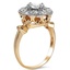 The Arva Ring, smalltop view on a hand