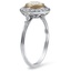 The Elisabet Ring, smalltop view on a hand