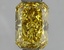 1.00 Ct. Fancy Vivid Yellow Radiant Lab Grown Diamond