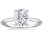 Platinum Hazel Solitaire Ring, smalltop view