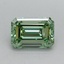 1.01 Ct. Fancy Intense Green Emerald Lab Grown Diamond