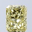 2.28 Ct. Fancy Vivid Yellow Radiant Lab Grown Diamond