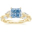 18K Yellow Gold Secret Garden Diamond Ring (1/2 ct. tw.), smalltop view