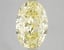 5.01 Ct. Fancy Intense Yellow Oval Lab Grown Diamond