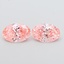 6.04 Ct. Fancy Vivid  Pink Oval Lab Grown Diamond