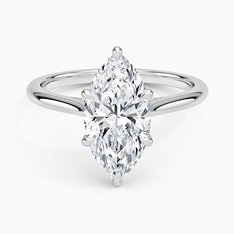 18K White Gold Dawn 1.5mm Diamond Ring