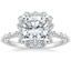 18K White Gold Marseille Halo Diamond Ring (1/2 ct. tw.), smalltop view