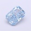 1.29 Ct. Fancy Vivid Blue Radiant Lab Grown Diamond