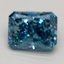 2.61 Ct. Fancy Vivid Blue Radiant Lab Grown Diamond