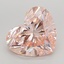 7.05 Ct. Fancy Intense  Pink Heart Lab Grown Diamond