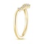 18K Yellow Gold Caris Diamond Ring, smallside view