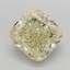 2.77 Ct. Fancy Light  Yellow Cushion Lab Grown Diamond