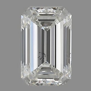 Emerald diamond — real photo