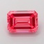 3.11 Ct. Fancy Vivid Pink Emerald Lab Grown Diamond
