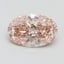 1.22 Ct. Fancy Vivid Pink Oval Lab Grown Diamond