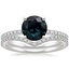 18K White Gold Ballad Diamond Ring (1/8 ct. tw.) with Flair Diamond Ring (1/6 ct. tw.)