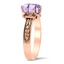 The Ina Ring, smalltop view on a hand