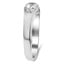 Channel-Set Scroll Diamond Ring, smallview