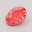 1.03 Ct. Fancy Vivid Pink Oval Lab Grown Diamond