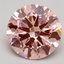 2.30 Ct. Fancy Intense Pink Round Lab Grown Diamond
