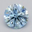1.07 Ct. Fancy Vivid  Blue Round Lab Grown Diamond