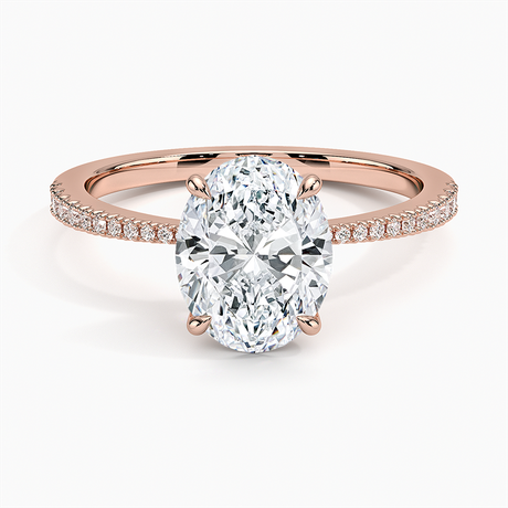 14K Rose Gold Elena Diamond Ring