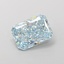 1.78 Ct. Fancy Intense  Blue Radiant Lab Grown Diamond