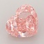 3.00 Ct. Fancy Vivid  Pink Heart Lab Grown Diamond