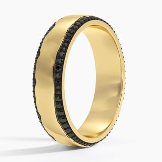 Glacier Eternity Black Diamond 6mm Ring
