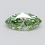 1.03 Ct. Fancy Vivid Green Marquise Lab Grown Diamond