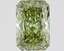 1.60 Ct. Fancy Vivid Green Radiant Lab Grown Diamond