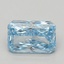 2.06 Ct. Fancy Vivid Blue Radiant Lab Grown Diamond