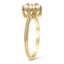 The Artie Ring, smalltop view on a hand