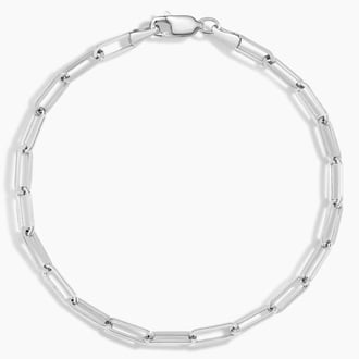Large Paperclip Chain Bracelet