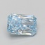 4.01 Ct. Fancy Vivid Blue Radiant Lab Grown Diamond