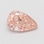 0.65 Ct. Fancy Intense Pink Pear Lab Grown Diamond