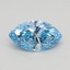 0.37 Ct. Fancy Vivid Blue Marquise Lab Grown Diamond