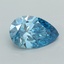 1.35 Ct. Fancy Vivid  Blue Pear Lab Grown Diamond