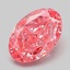 3.10 Ct. Fancy Vivid Pink Oval Lab Grown Diamond