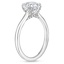18K White Gold Callista Diamond Ring, smallside view