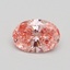 1.02 Ct. Fancy Intense Pink Oval Lab Grown Diamond