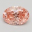 2.02 Ct. Fancy Vivid Pink Oval Lab Grown Diamond