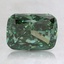 2.01 Ct. Fancy Vivid Pacific Green Cushion Lab Grown Diamond