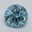 3.02 Ct. Fancy Vivid Blue Round Lab Grown Diamond