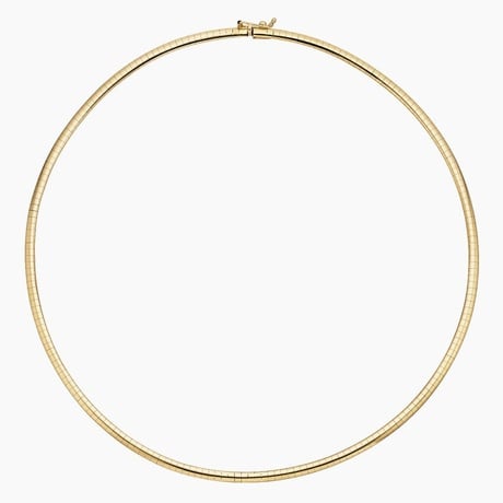 Omega Chain Necklace in 14K Yellow Gold