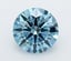 1.55 Ct. Fancy Vivid  Blue Round Lab Grown Diamond