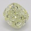 1.01 Ct. Fancy Light Yellow Cushion Diamond