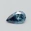 0.30 Ct. Fancy Vivid Blue Pear Lab Grown Diamond