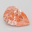 5.08 Ct. Fancy Vivid Pink Pear Lab Grown Diamond